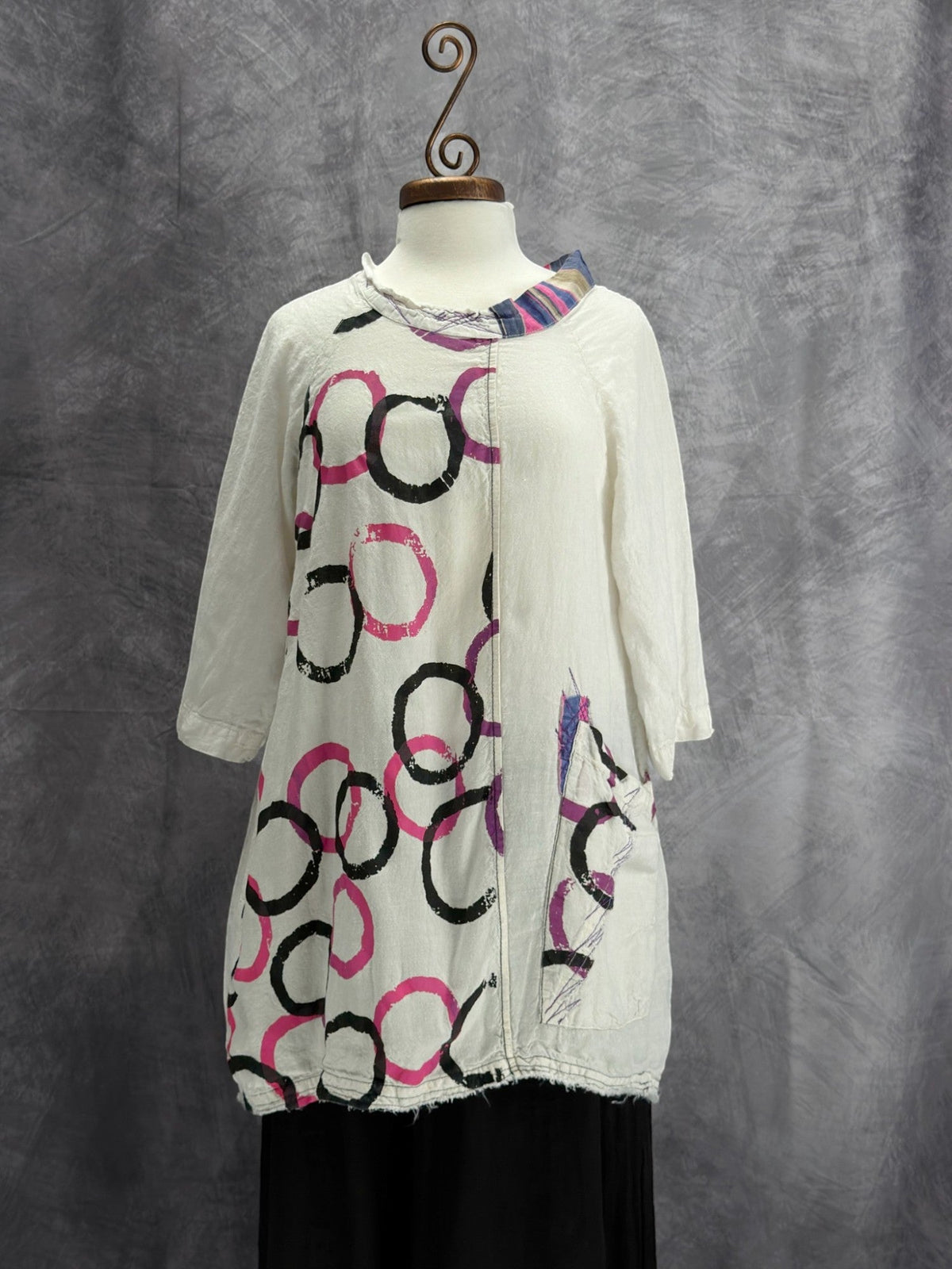 Reimagine Collection- Mara Gibbucci Linen Tunic