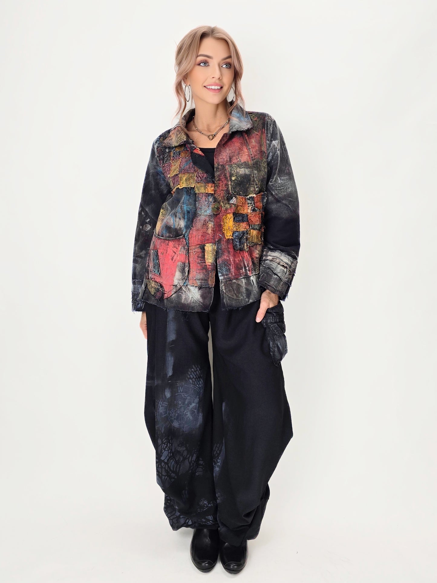 Tatiana Palnitska- ND3- Hand Painted Jacket