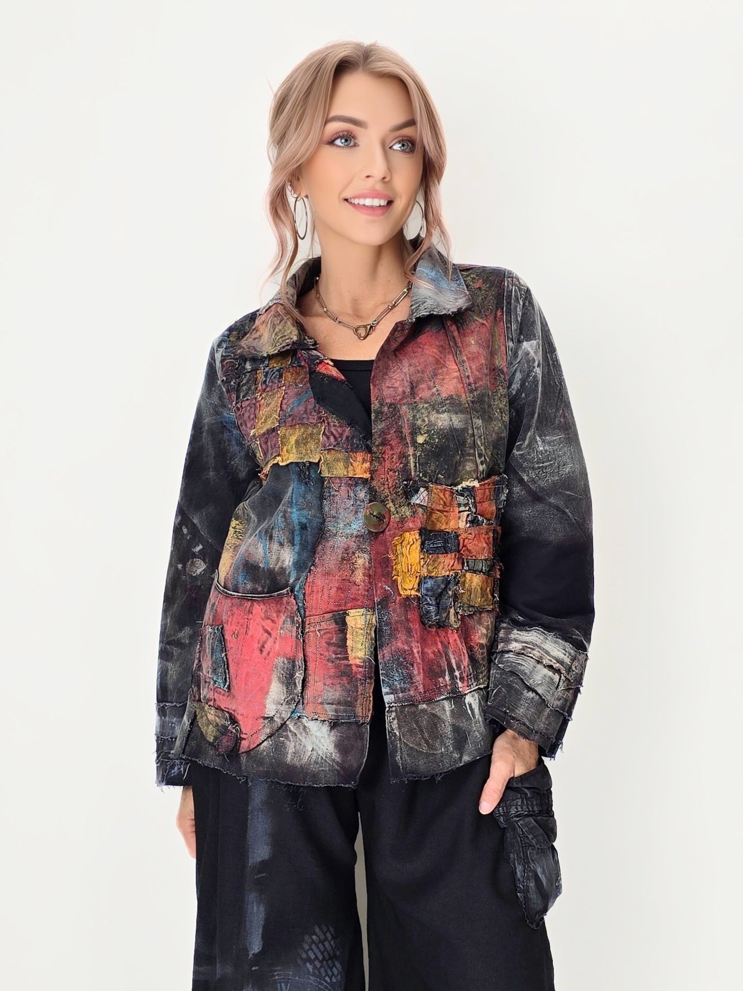 Tatiana Palnitska- ND3- Hand Painted Jacket