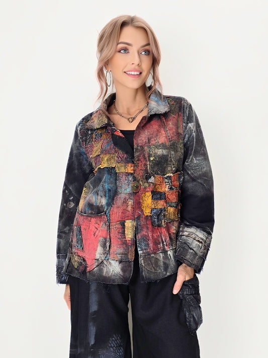 Tatiana Palnitska- ND3- Hand Painted Jacket