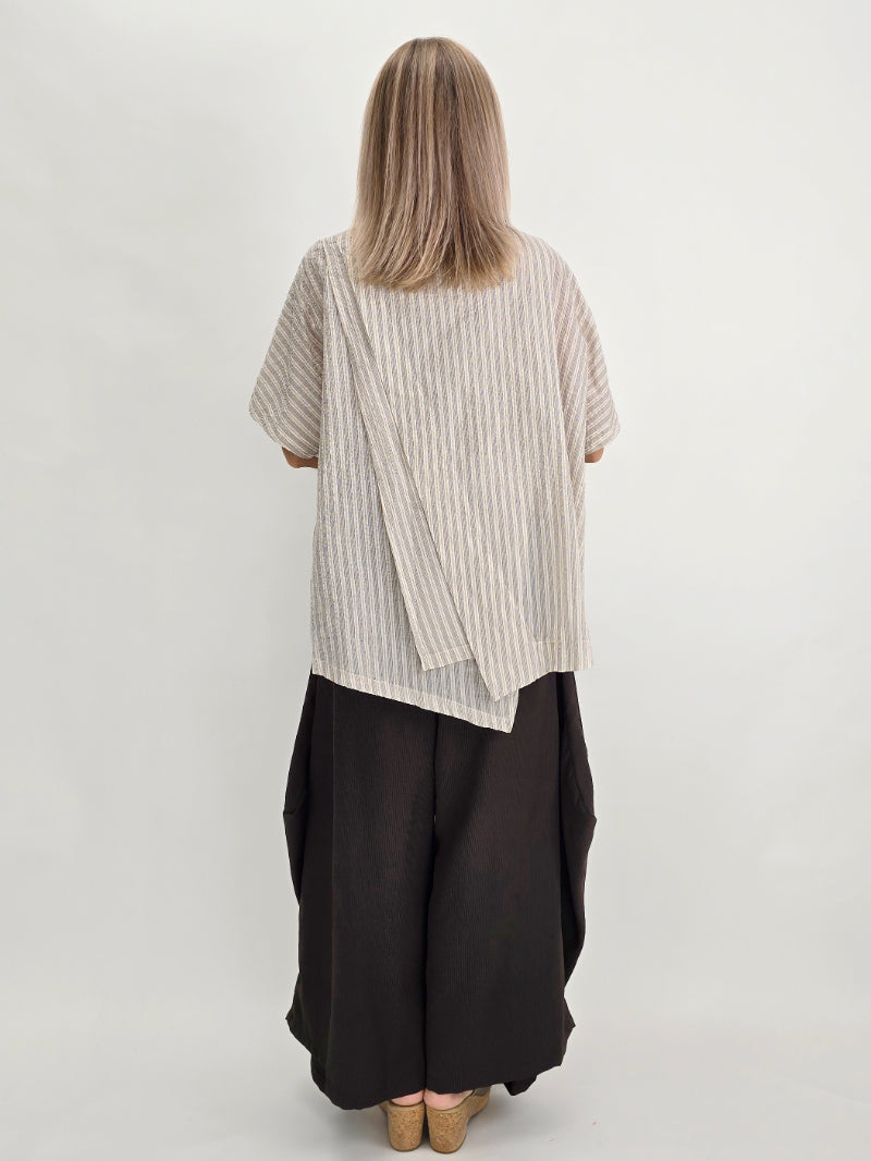 Dress to Kill- Cross Back Cappy Shirt