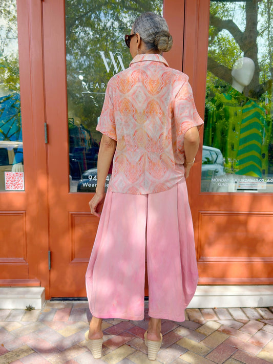 Narenee Designs- Blush Breeze Pull-on Pants