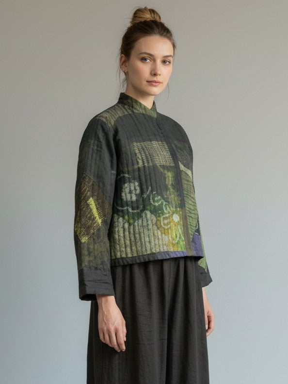 reimagine Collectio- Michael Kane/ Crop Semi Kimono
