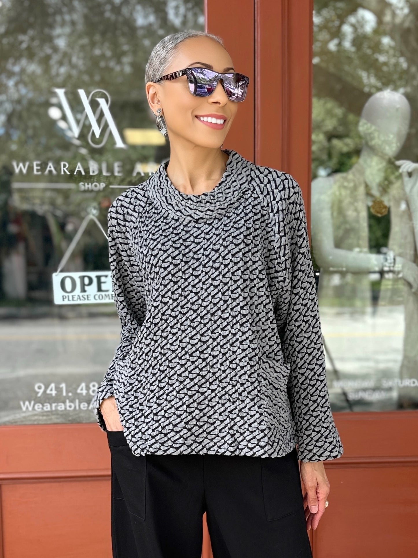 Komil - Ashton Weave Top