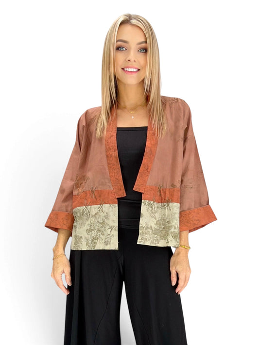 Handwork of India -  Organic Cotton Boxy Jacket