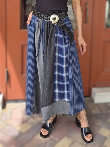 Mia Collection- Street Denim Pant/Charcoal