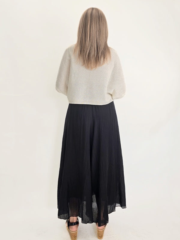 Lalavon- Cropped Knit Top