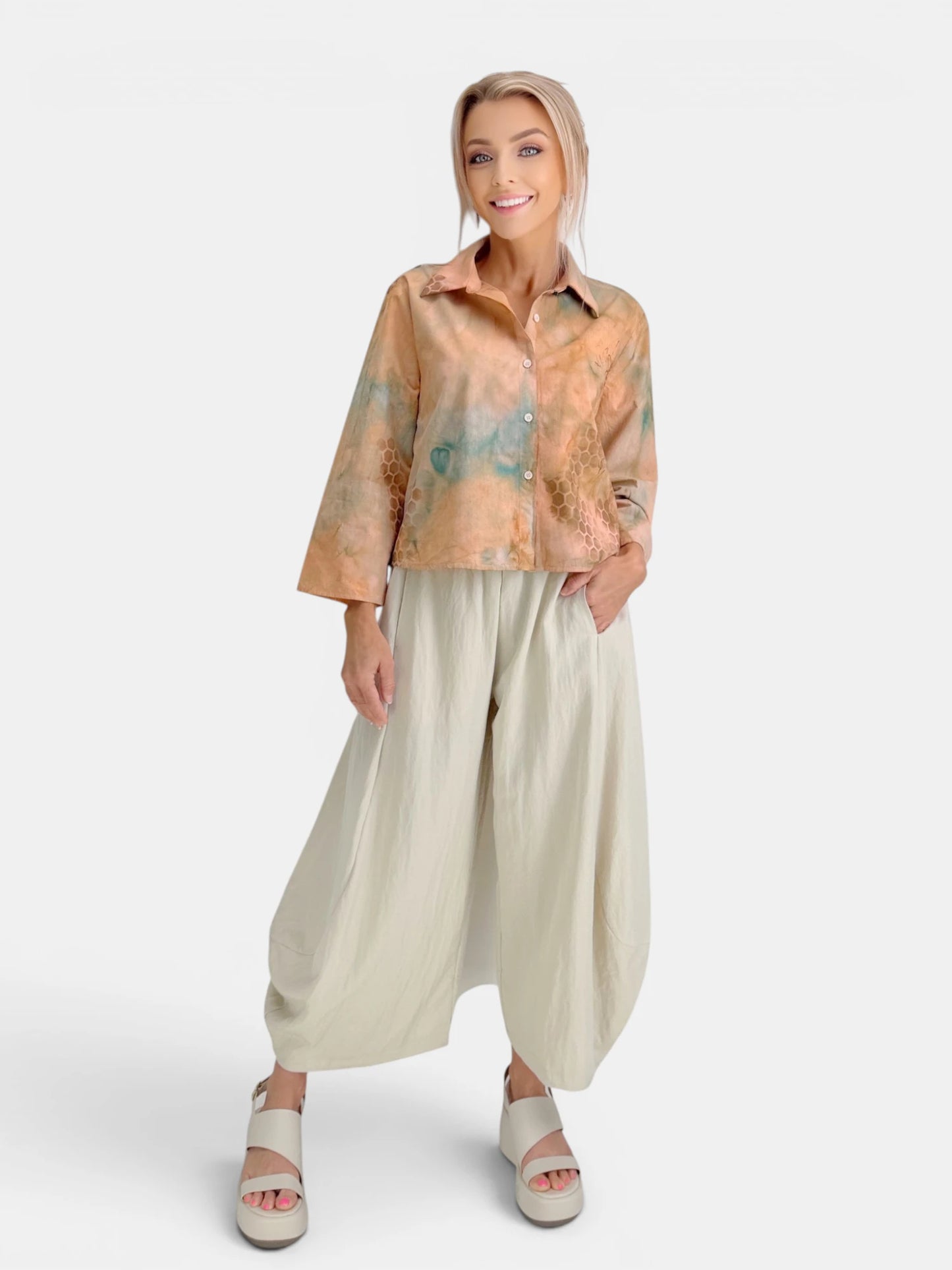 Narenee Designs- Desert Bloom Blouse