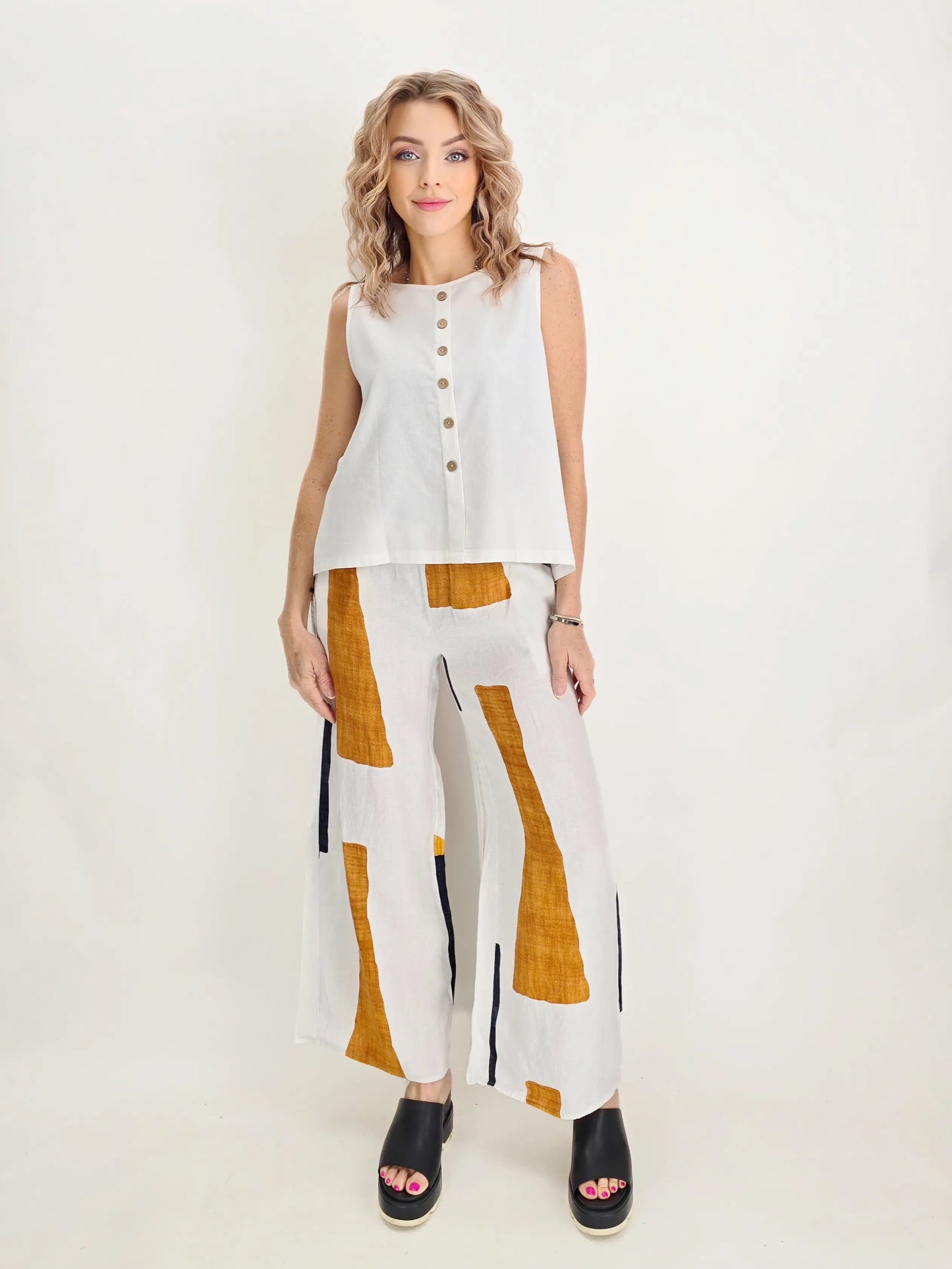 Olivia by Habitat: Colorblock Breeze Flood Pants