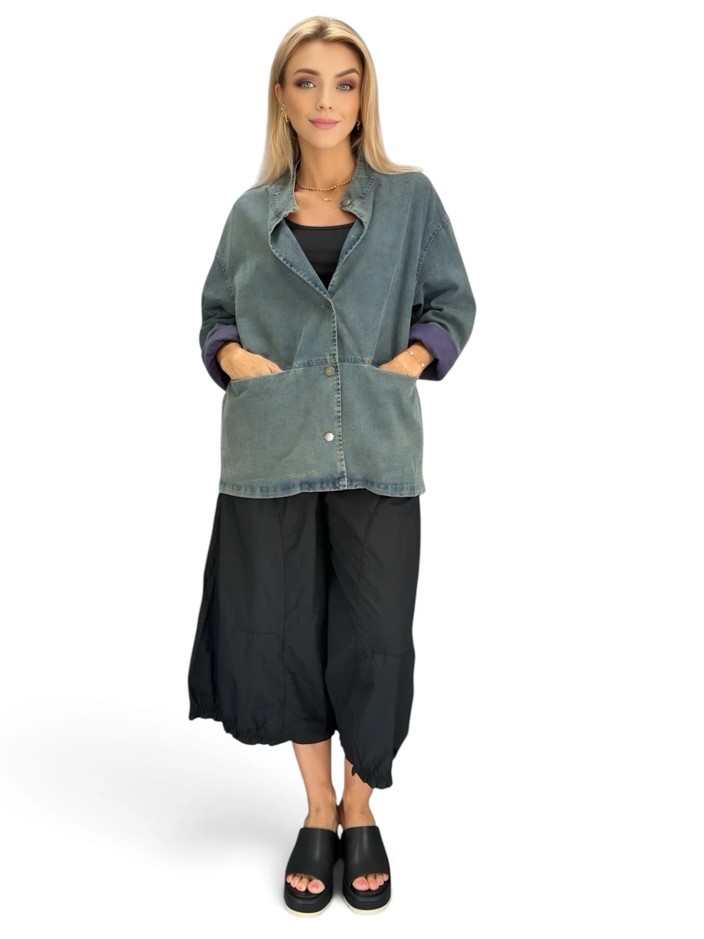 BELLA BLUE - Trendy Oversize jacket