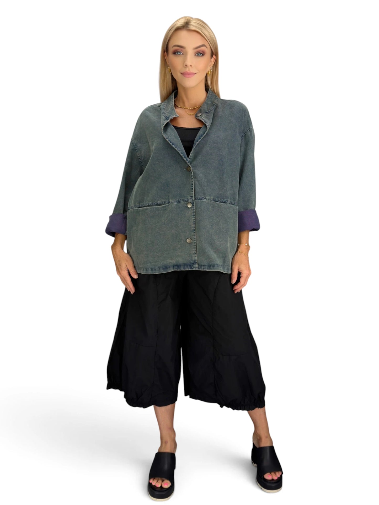 BELLA BLUE - Trendy Oversize jacket