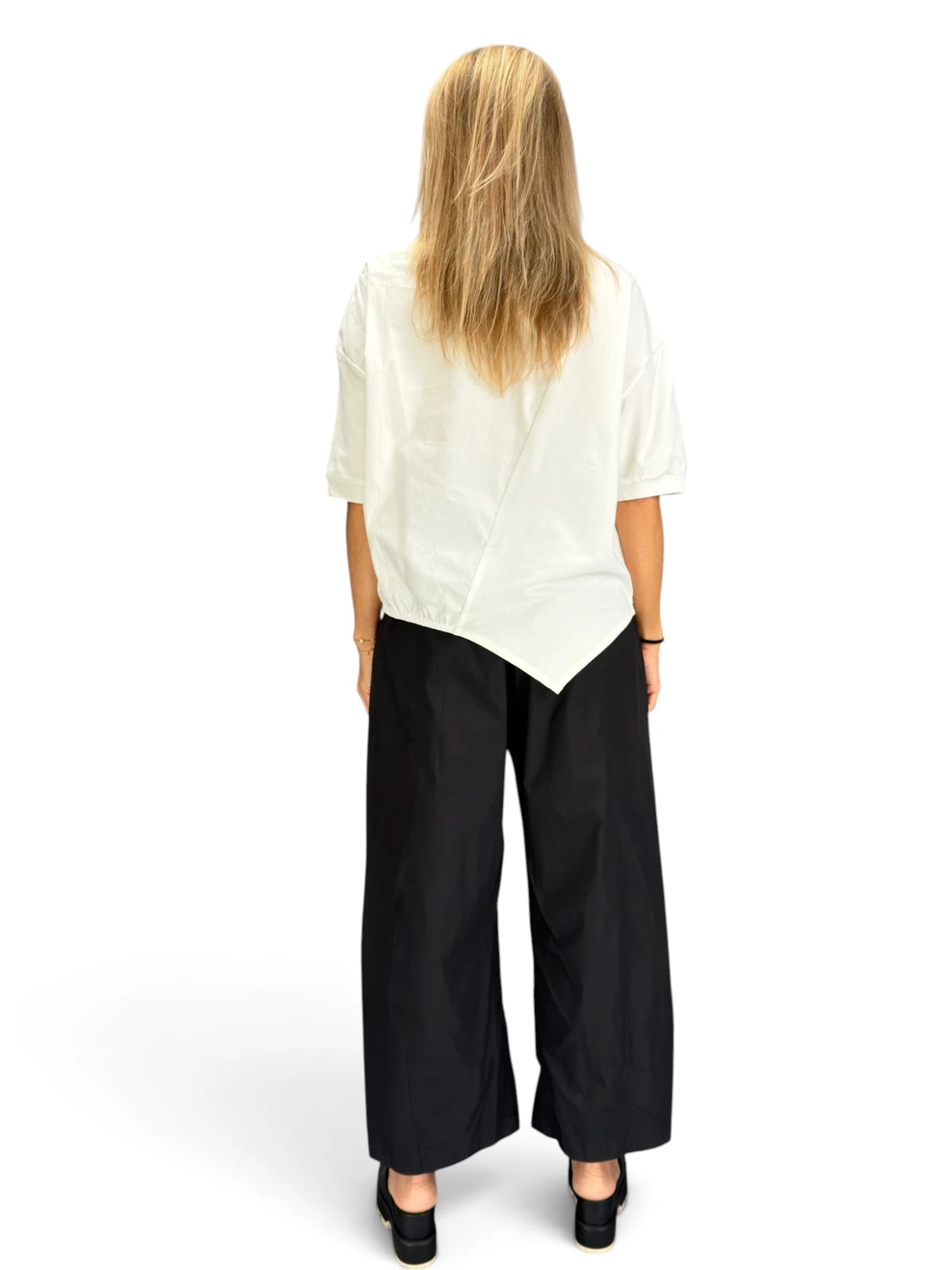 Mia Collection- Asymmetrical Pocket Top