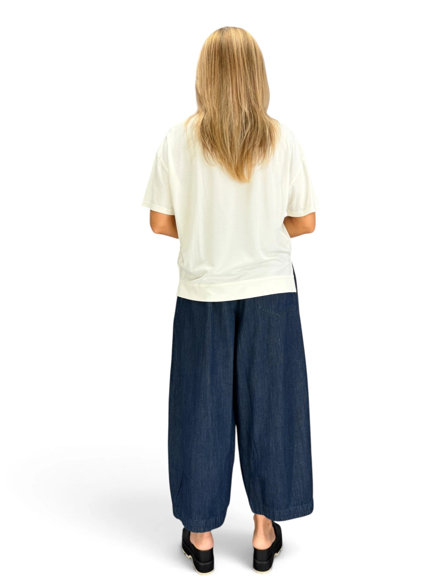 BELLA BLUE - Pattern Denim Pant