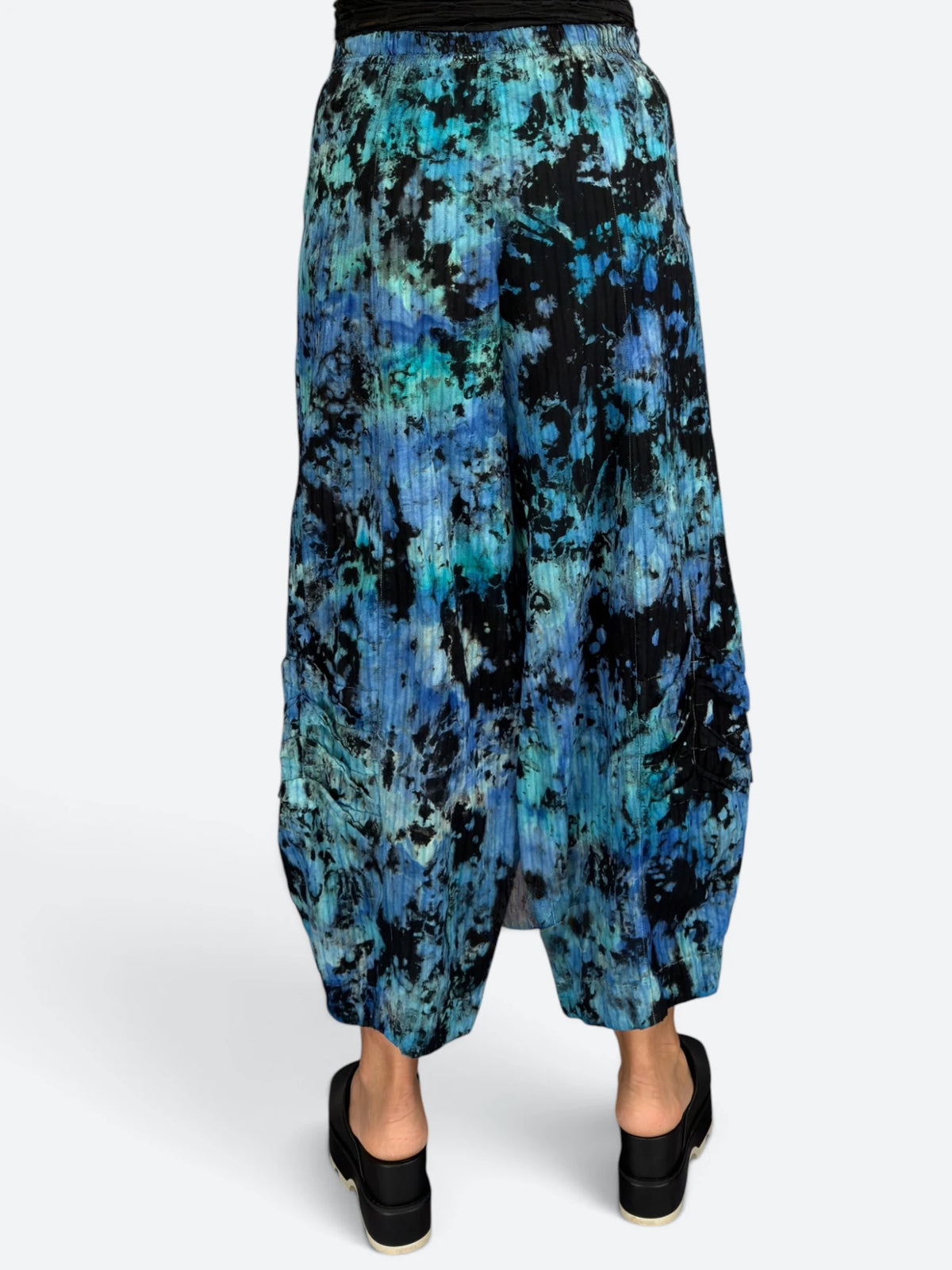 Narenee Designs- Ice-Dyed Cotton Blend Pants