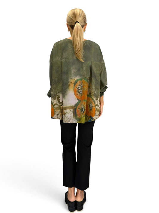 BELLA BLUE - Artistic Print Top