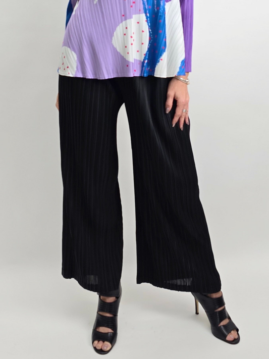 Mia Collection- Black Pleated Pants