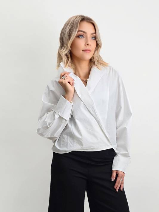 Mia Collection - Crop Perfect Blouse