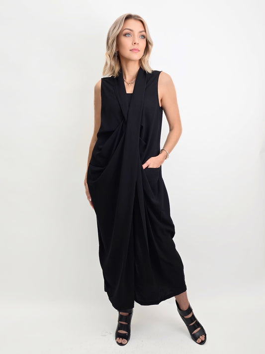 Mia Collection- Paris Dress/ Black