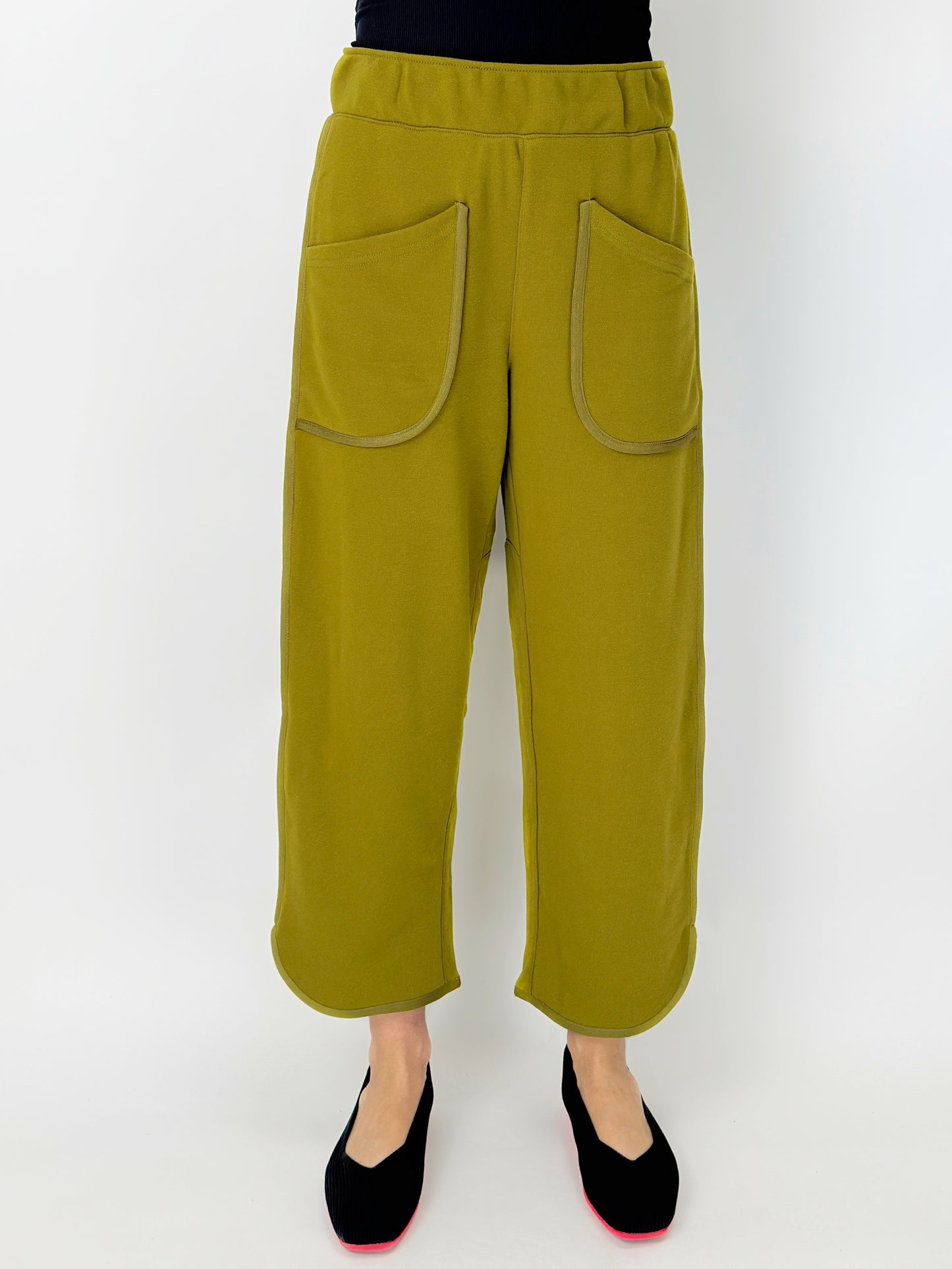 Mono B - Dune Drift Curved Cropped Pants