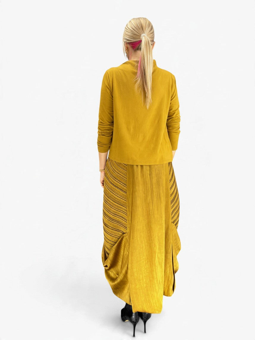 Ozai N Ku- Crinkle Texture Skirt
