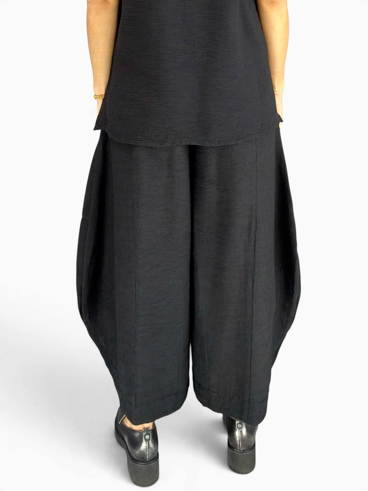 Eleven Stitch- Double Pockets Pant/ Black