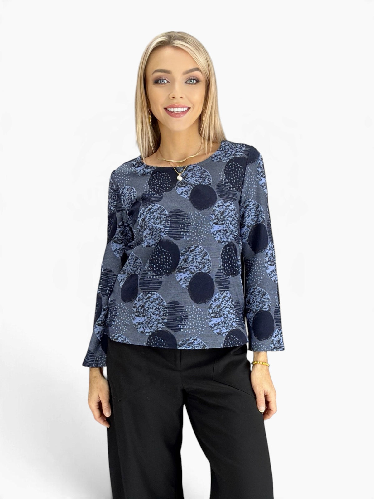 Olivia- Spotlight Knit Travel Tee