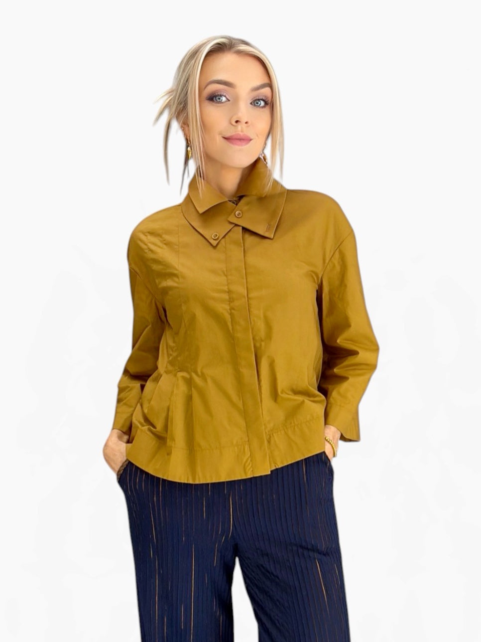 Ozai N Ku- Double Collar Blouse