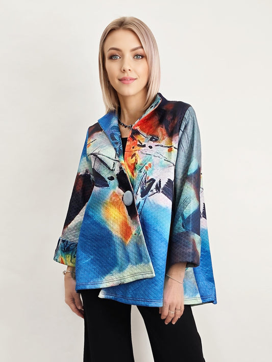 Radzoli - Abstract Printed Jacket