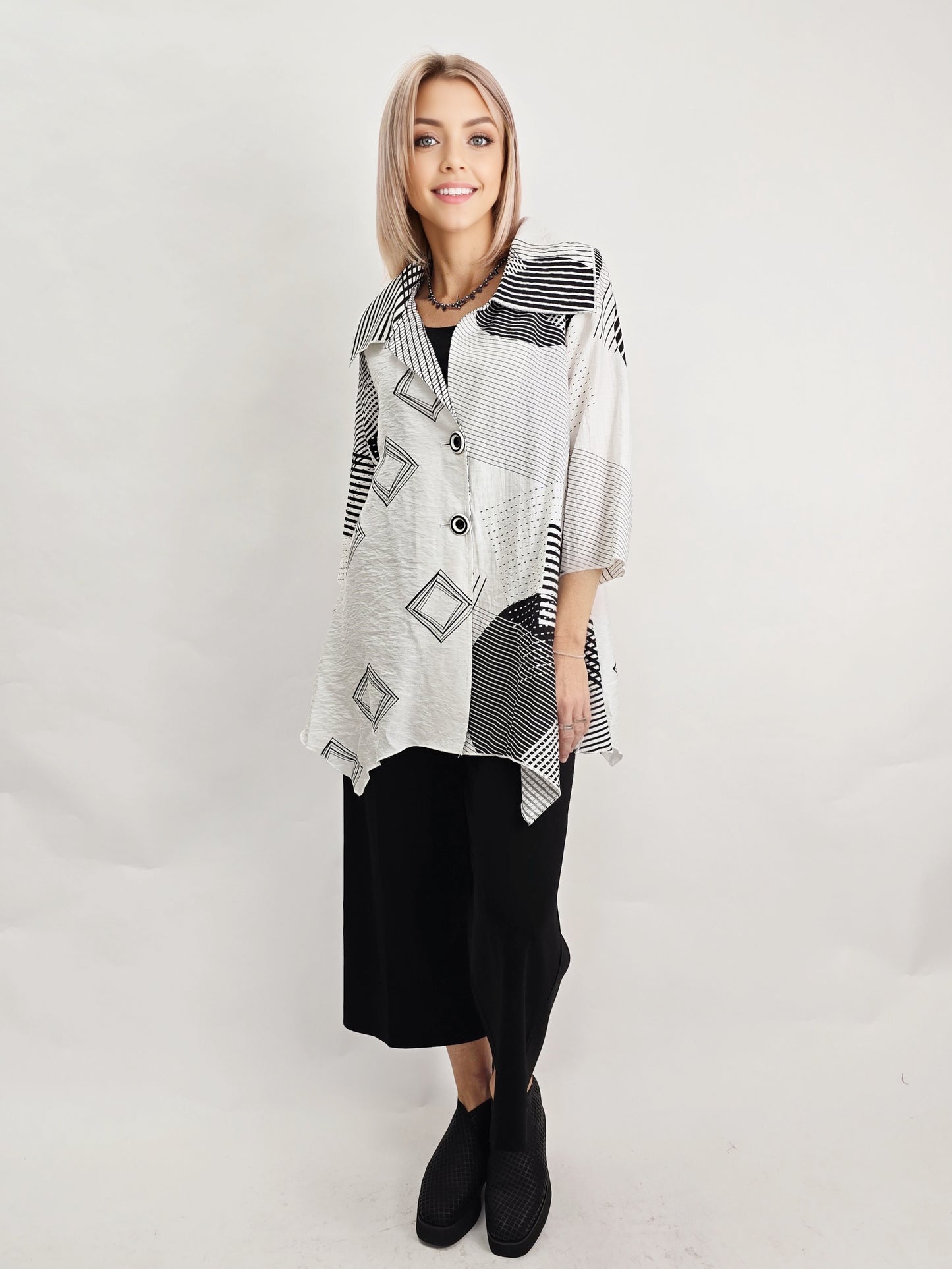 Radzoli - Printed Jacket/Blouse