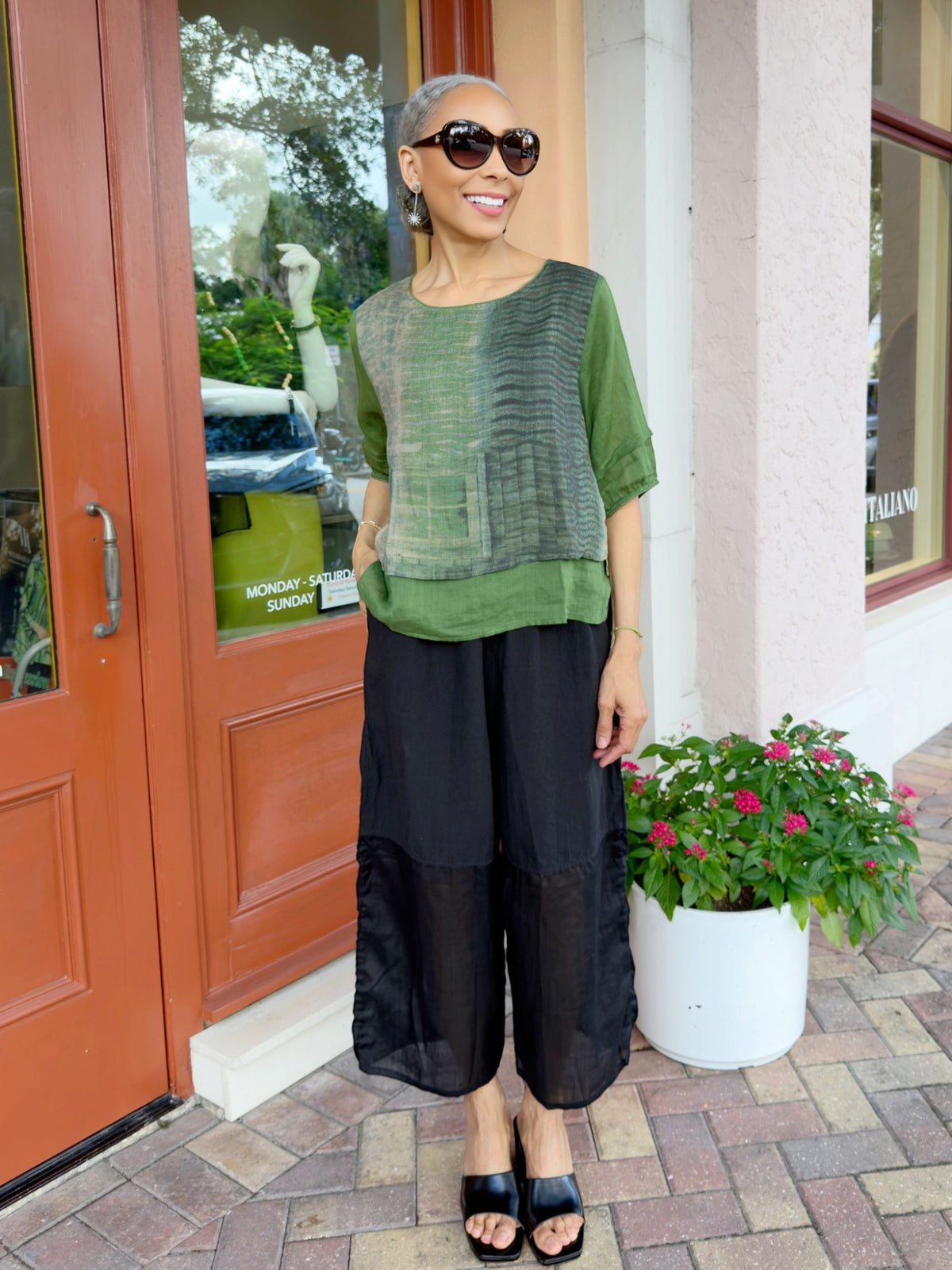 Earth & Loom - Layered Linen/Ramie Top