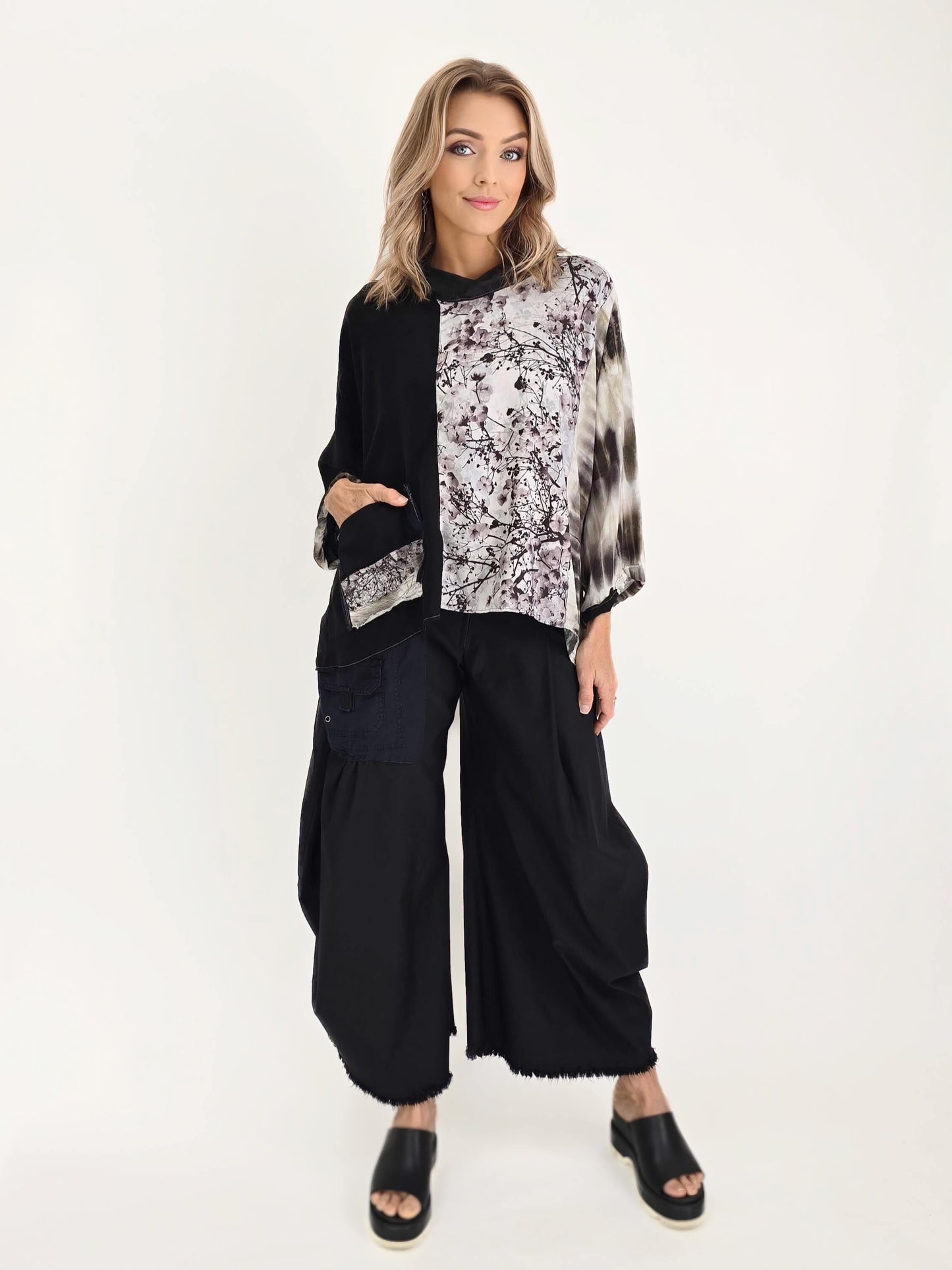 Tatiana Palnitska- JF6/ Talking About Painting Silk Top