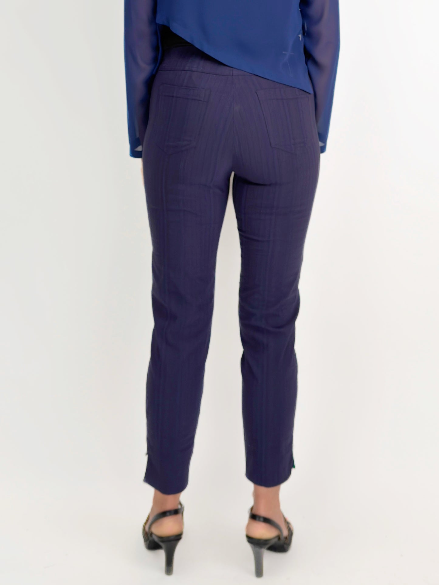 Robell Trouser- Bella 09/ Seersucker