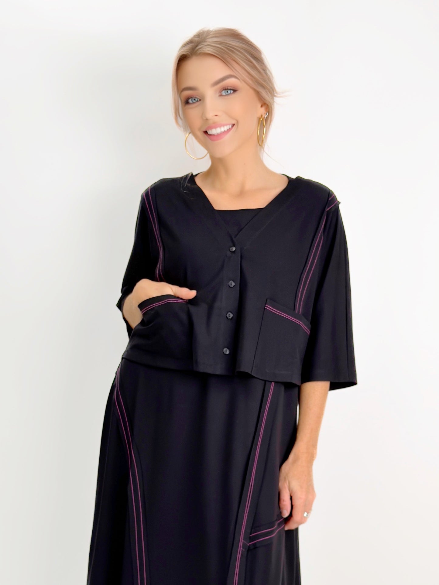 Ozai N Ku- Avant Cropped Cardigan