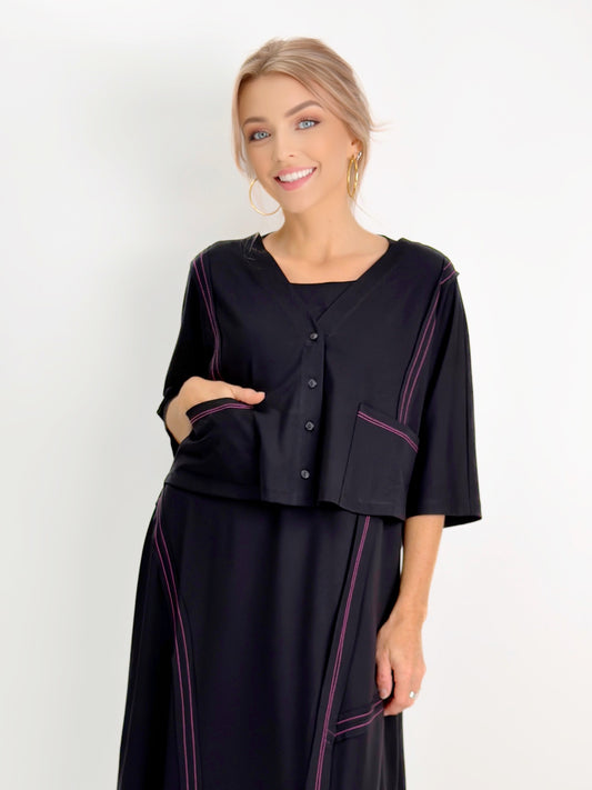 Ozai N Ku- Avant Cropped Cardigan