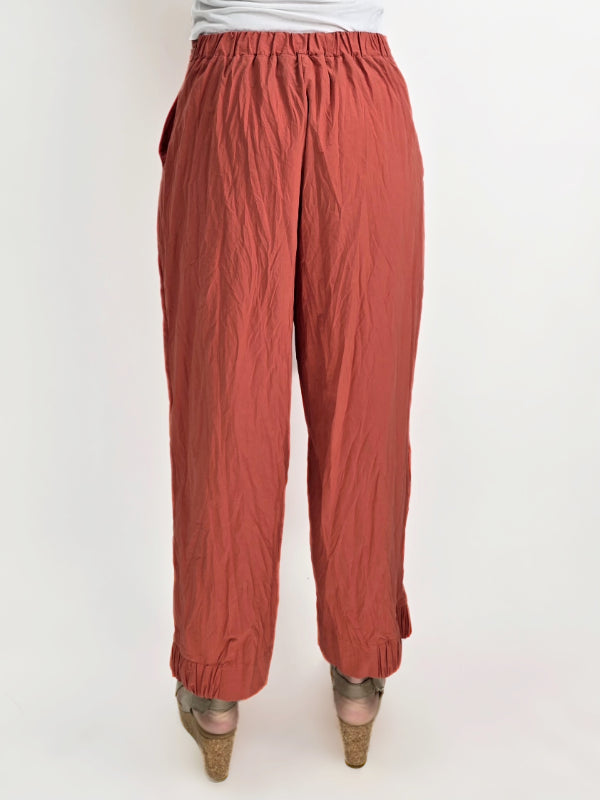Ozai N Ku- Crinkle Cotton Pants