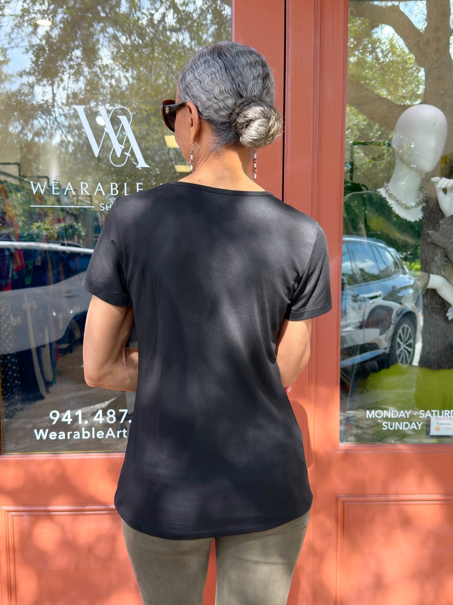 Loretta Harms- Zig-Zag Design S/S Tee