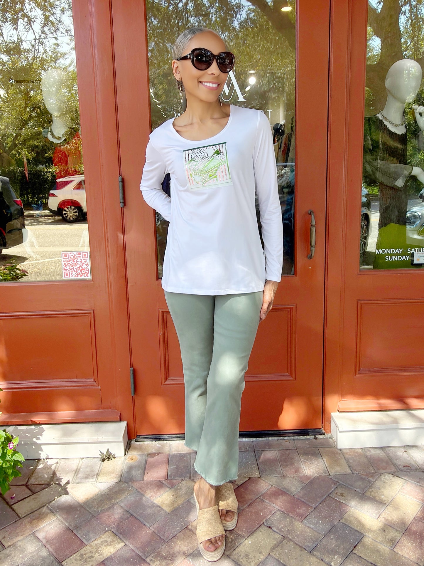 Loretta Harms- Spotted design L/S Tee