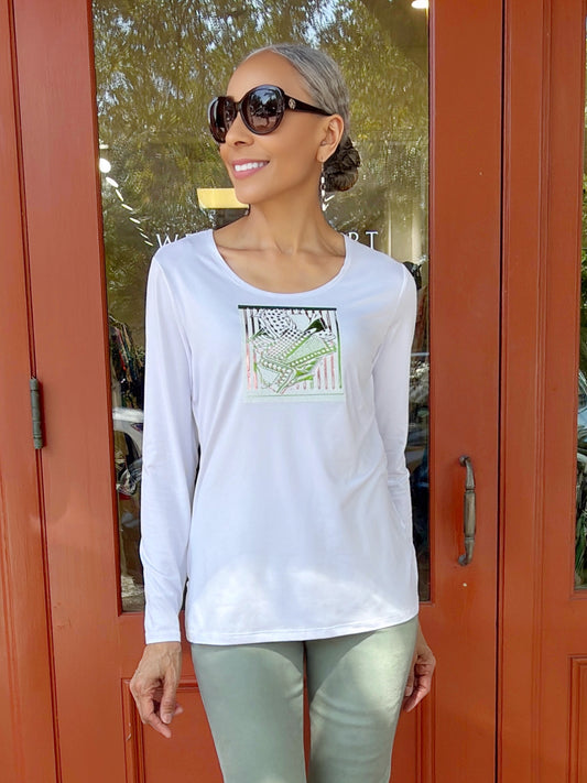 Loretta Harms- Spotted design L/S Tee