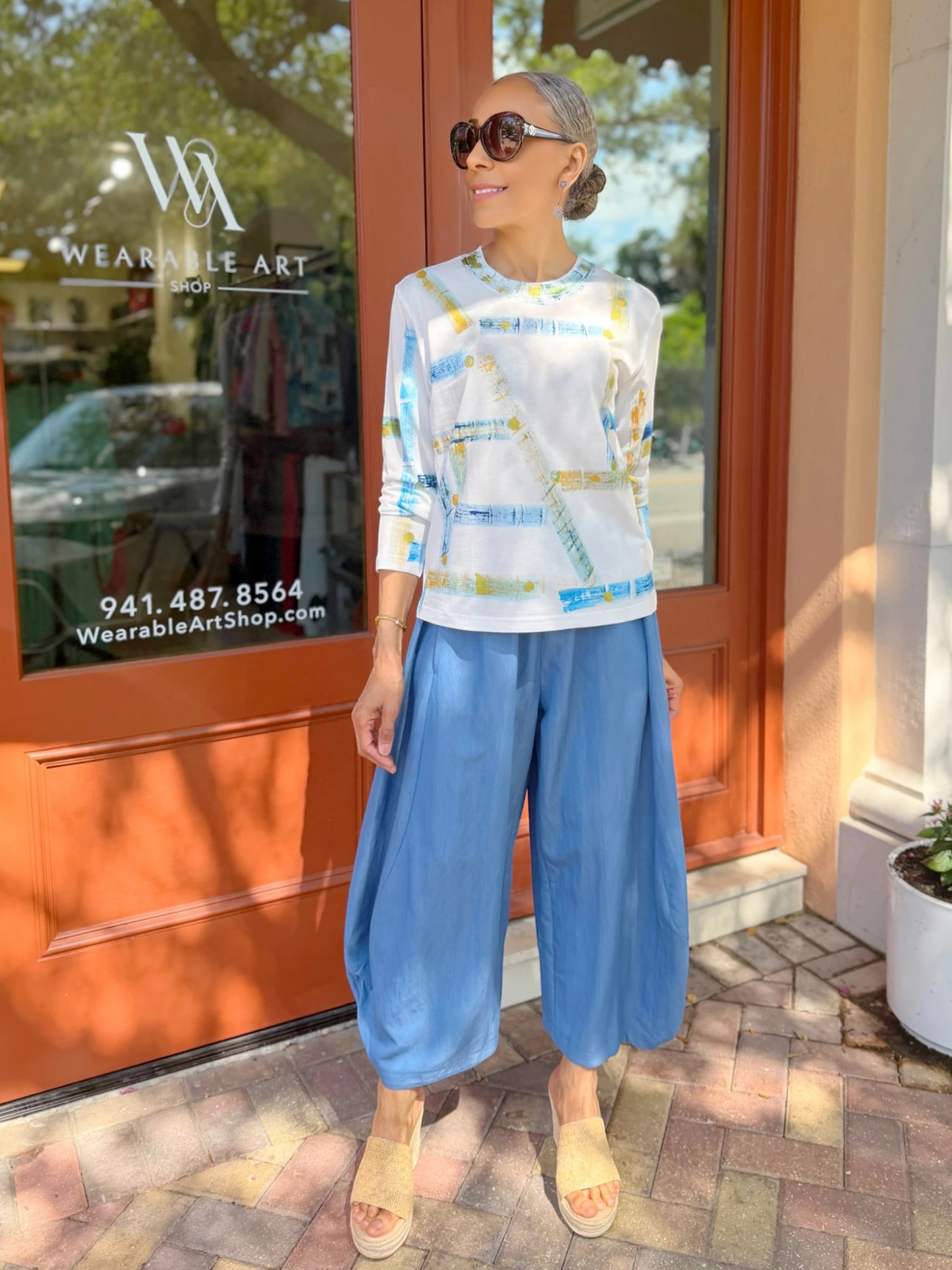 Lalavon - Elastic Waist Balloon Pants