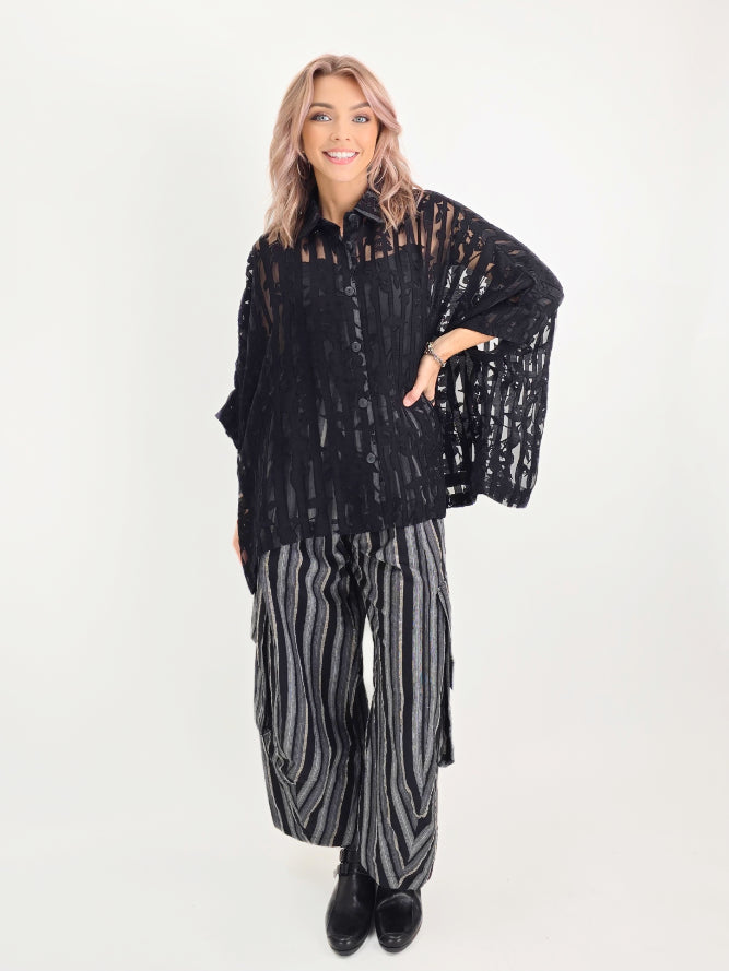 Dress to Kill - Cargo Pant/ Multi Stripe