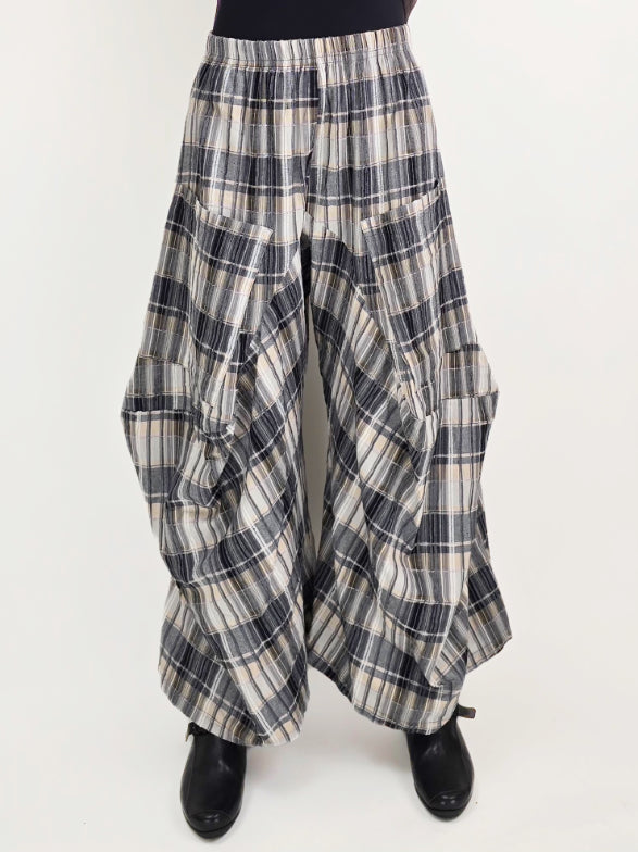 Dress to Kill - Haram Pant/ Slate Taupe White