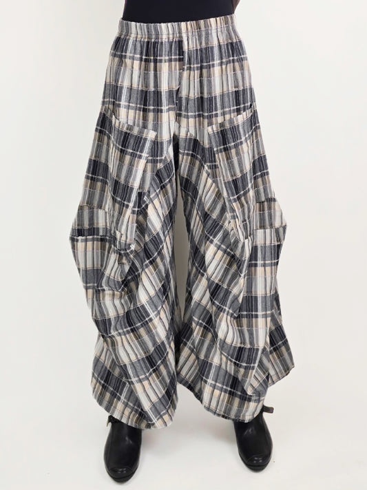 Dress to Kill - Haram Pant/ Slate Taupe White