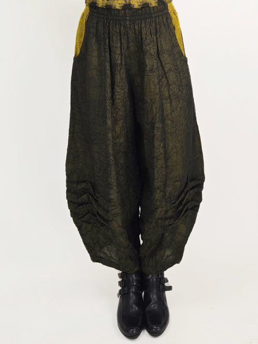 Dress to Kill - Multi Fold Pant/ Crush Yellow