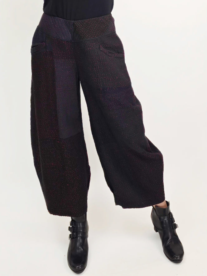Mieko Mintz- Muji Patch Kantha Lantern Pant