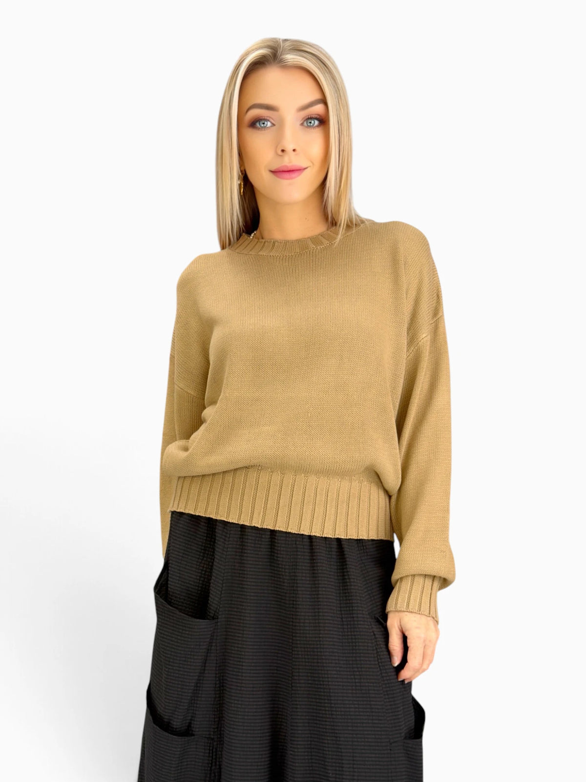 BON - Asymmetrical Hem Sweater