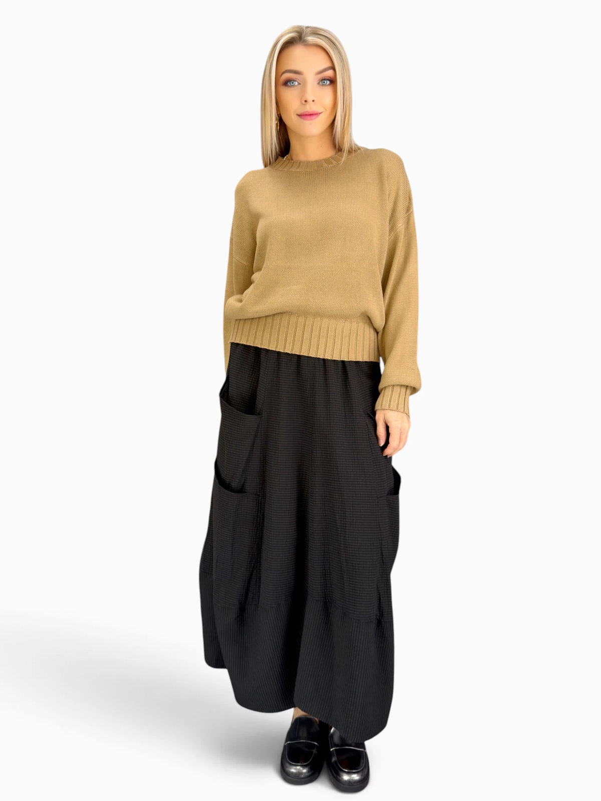 BON - Asymmetrical Hem Sweater