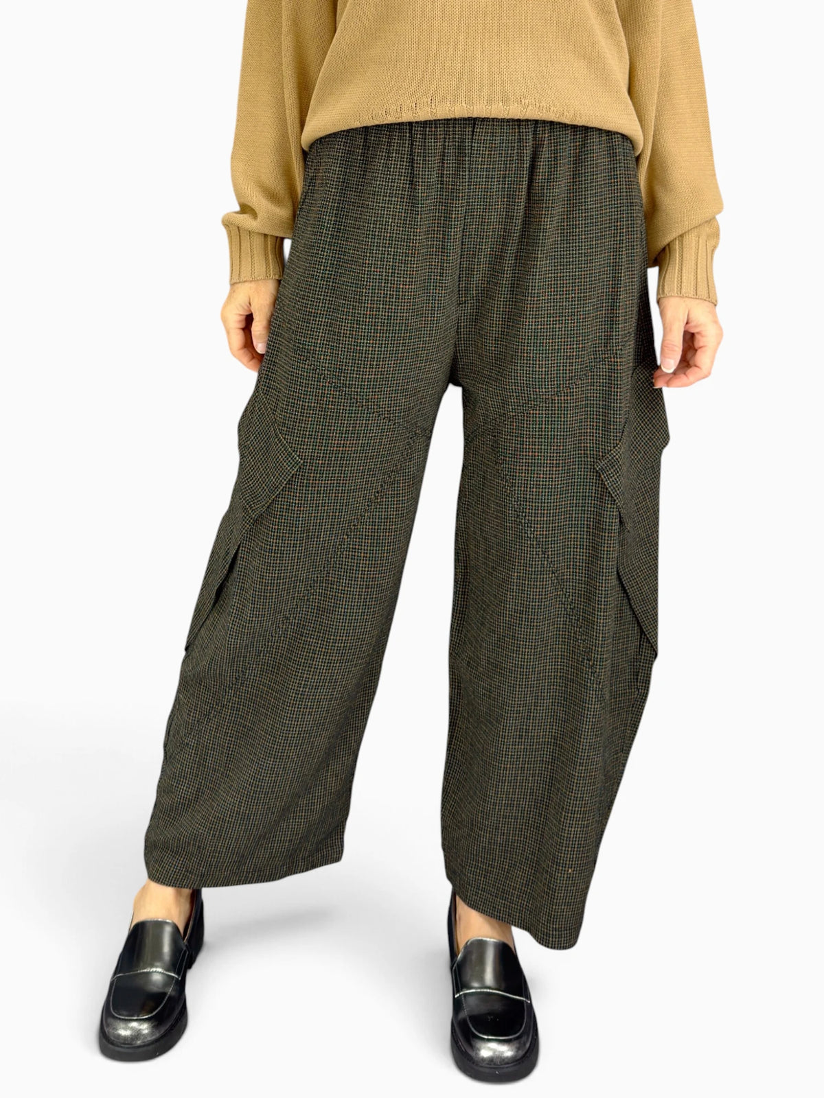 Dress to Kill- Angle Cargo Pant/ Gingham