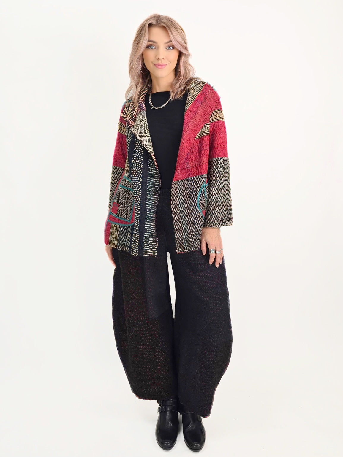 Mieko Mintz- Muji Patch Kantha Lantern Pant