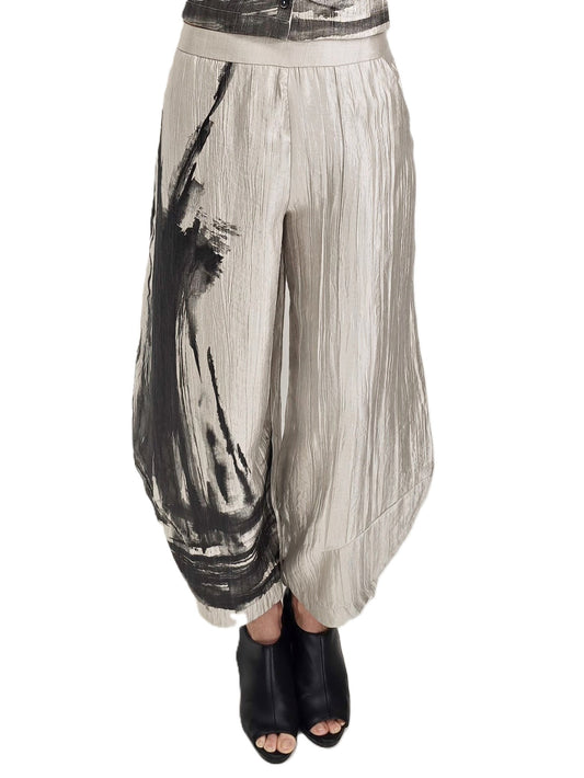 Ozai N KU- Lantern Pant/ Blush Stroke Print