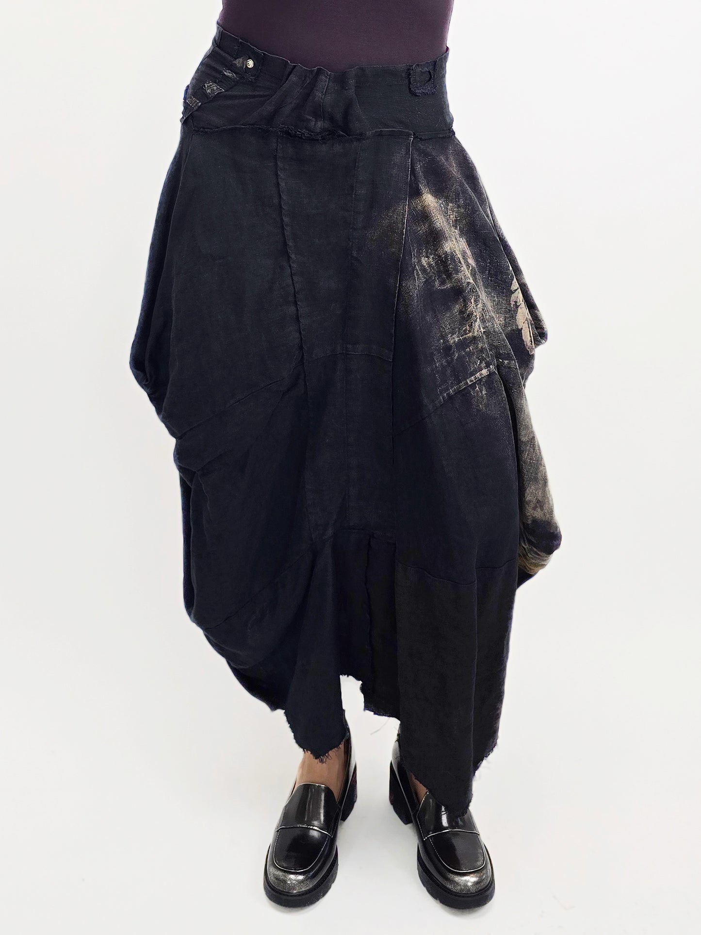 Tatiana Palnitska- Distressed Black Skirt